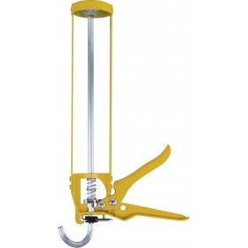 Pistola esqueleto ESCOFIX para tubo silicona color amarillo