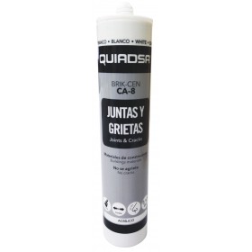 Tubo 300ml masilla acrílica ESCOFIX pintable rojo ladrillo