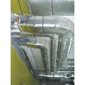 M2 manta lana mineral ISOVER CLIMCOVER ROLL ALU3 45 11x1.2m espesor 45mm