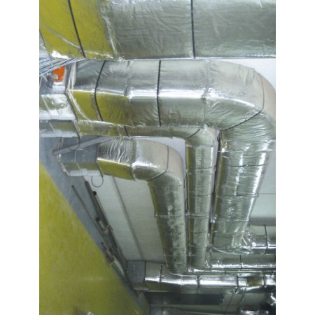 M2 manta lana mineral ISOVER CLIMCOVER ROLL ALU3 45 11x1.2m espesor 45mm