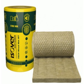 M2 manta lana de roca ISOVER TECH WIRED MAT MT 5.1 100 kgr/m3 5x1m espesor 50mm