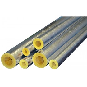 Metro coquilla lana de vidrio PIPELANE revestida aluminio Ø168mm espesor 45mm