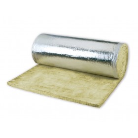 M2 rollo manta lana mineral URSA M3603 revestida aluminio puro incombustible 11.5x1.2m espesor 45mm
