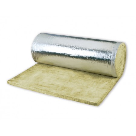 M2 rollo manta lana mineral URSA M3603 revestida aluminio puro incombustible 11.5x1.2m espesor 45mm