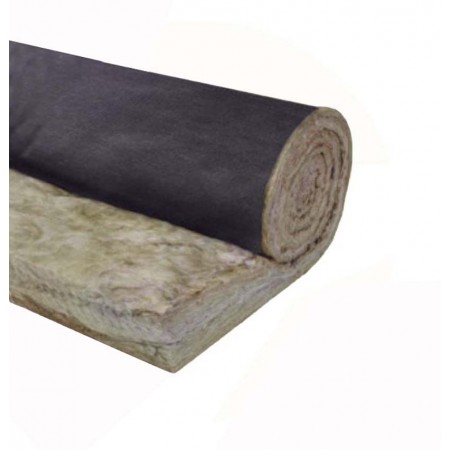 M2 rollo manta lana mineral URSA TERRA VENTO P4252 VN velo negro 15x1.2m espesor 25mm