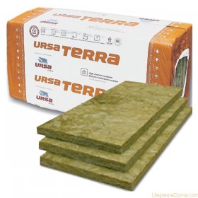 M2 panel lana mineral URSA TERRA BASE sin revestir 1.35x0.6m espesor 50mm