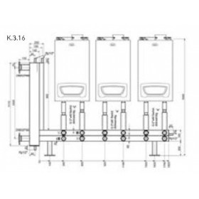 Comprar B24000082 Ku 3.16 Modulo Hidraulico 3 Calderas En Cascada BR31191 al Mejor Precio