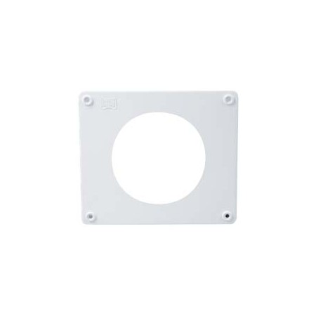 Remate pared Ø100mm PVC BLANCO