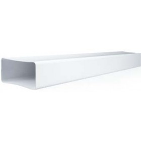 Conducto rectangular 120x60x1000mm PVC BLANCO