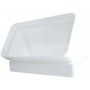 Codo vertical rectangular 45º 120x60mm PVC BLANCO
