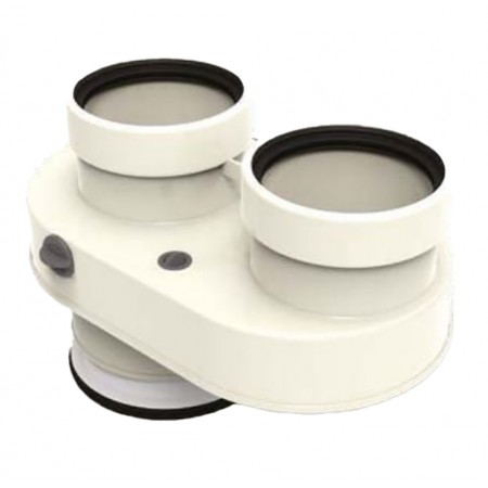 Adaptador bitubular compatible ATLANTIC chimenea FIG