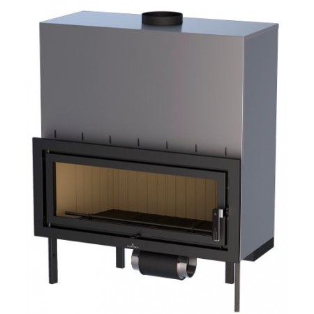 Comprar Insertable Hogar Panoramico Chapa C/Vermiculita Y Turbina 21Kw Londres-T CE17021 al Mejor Precio