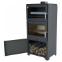 Comprar Horno Metálico Con Leñero Incluido Murano-L CE17222 al Mejor Precio