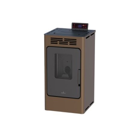 Comprar Estufa De Pellet 8 Kw Color Moka Kira CE17402 al Mejor Precio