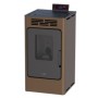 Comprar Estufa De Pellet 8 Kw Color Moka Kira CE17402 al Mejor Precio