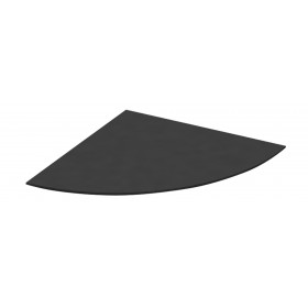 Comprar Chapa Decorativa Para Suelo En Esquina Negro CE17495 al Mejor Precio