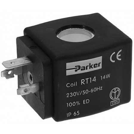 BOBINA PARA SOLENOIDE PARKER RT14230 230V. CA-14W