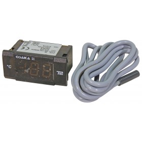 TERMOMETRO T2 (31X64X35MM) RANGO. -30...80ºC DISPLAY ROJO - SONDA NTC (INCLUYE SONDA NTC T2  IP68)