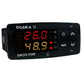 Comprar Regulador Digital Osaka Temperatura ra+Humedad Ok 33-Thr 32X74 Doble Display (90...240V.) CF31070 al Mejor Precio
