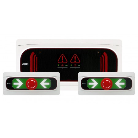 Comprar Alarma De Hombre Encer Radiador 2 Canales Con Bateria + 2 Pulsadores Ako-55323B CF33072 al Mejor Precio