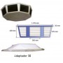 Comprar Difusor 8 Rejillas + Adaptador Agp-38 (550X550) CL14077 al Mejor Precio