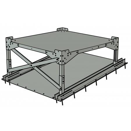 Soporte estructura cubierta inclinada 3º a 10º KBT18 para acondicionador evaporativo EC18-V