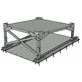 Soporte estructura cubierta inclinada 3º a 10º KBT-15 para acondicionador evaporativo EC-30