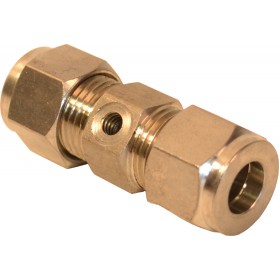 Intermedio portatobera acero inoxidable 3/8" compresión MISTAQUA