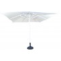 Parasol 3x3 metros mástil aluminio color crudo MISTAQUA