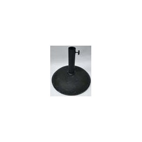 Pie parasol negro 35kg base de cemento MISTAQUA