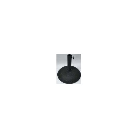 Pie parasol negro 35kg base de cemento MISTAQUA