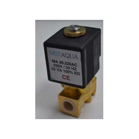 Electroválvula drenaje normalmente cerrado 220V alta presión 1/4" MISTAQUA