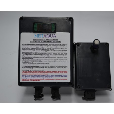 Programador temporizador digital de temperatura y humedad MISTAQUA