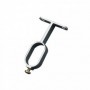 *SOPORTE TUBO ARMARIO 8 30X15 MM PLATA CAJA 25 JG2