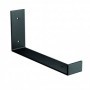 SOPORTE ESTANTES 3004 102X210MM NEGRO