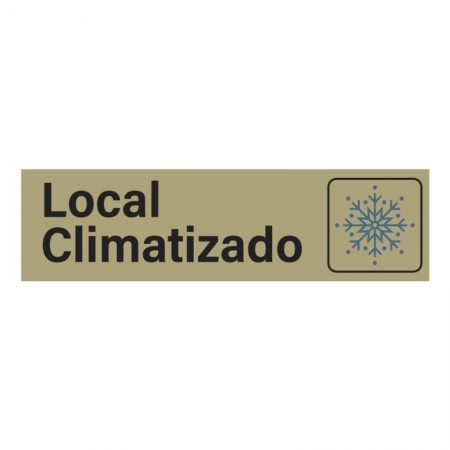 LETRERO LOCAL CLIMATIZADO 165x43 MM