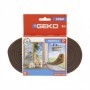 BURLETE CAUCHO PERFIL P6 MARRON