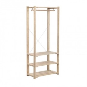 *ESTANTE VESTIDOR EVOLUTION 4B PINO 174.5X37CM