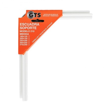 PALOMILLA SOPORTE MOD. 210 250X200 BLANCO 2UD JUEGO