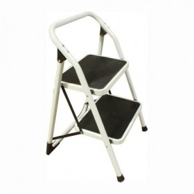 TABURETE 2P BAJO BLANCO