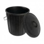 *CUBO GOMA C/TAPA 105L. CAUCHO