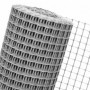 MALLA PLAST. GRIS 11x9mm CUADRADO 25MT ROLLO