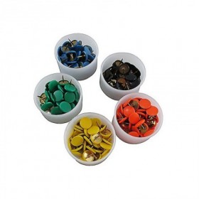 CHINCHETAS COLORES SURTIDOS  CAJA 50