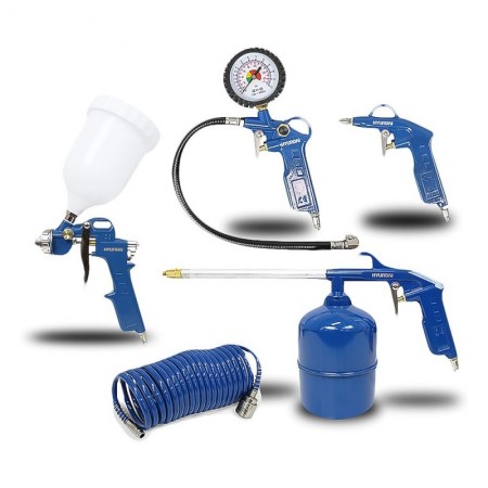 HERRAMIENTAS PARA AIRE COMPRIMIDO 5PZ. KIT