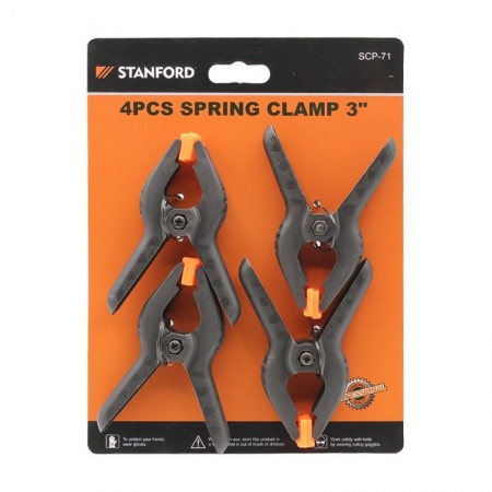 PINZAS NYLON 3 PULG. PVC  4 UDS SET