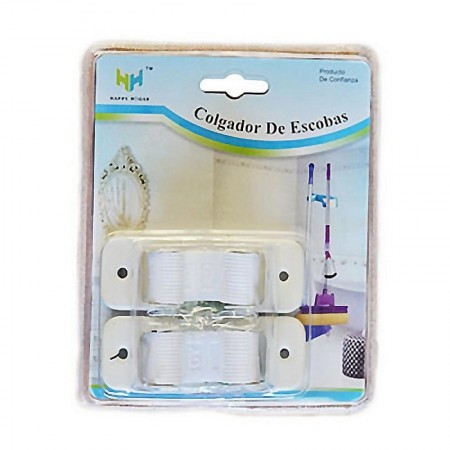 *COLGADOR ESCOBAS 1 GANCHO 93059 BLT-2