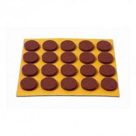 *FIELTRO ADHESIVO MARRON 16MM BLIST-20