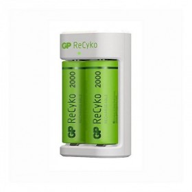 CARGADOR USB RECYKO 2 PILAS AA 2100MAH