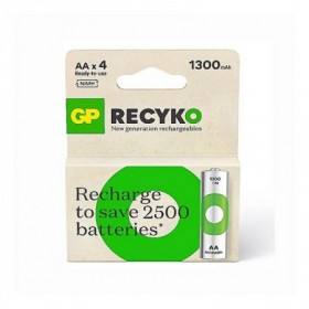 PILAS RECARGABLES RECYKO R06 1300MH BLISTER 4