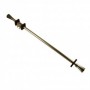 *BARRA CORTINA METAL ORO 70-120 CM